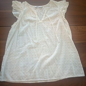 Sonoma white top size medium